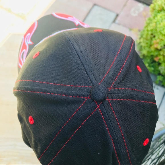 Dale Earnhardt #3 cap shark bite Red & Black NASCAR RACING HAT Embroidered - Picture 4 of 10